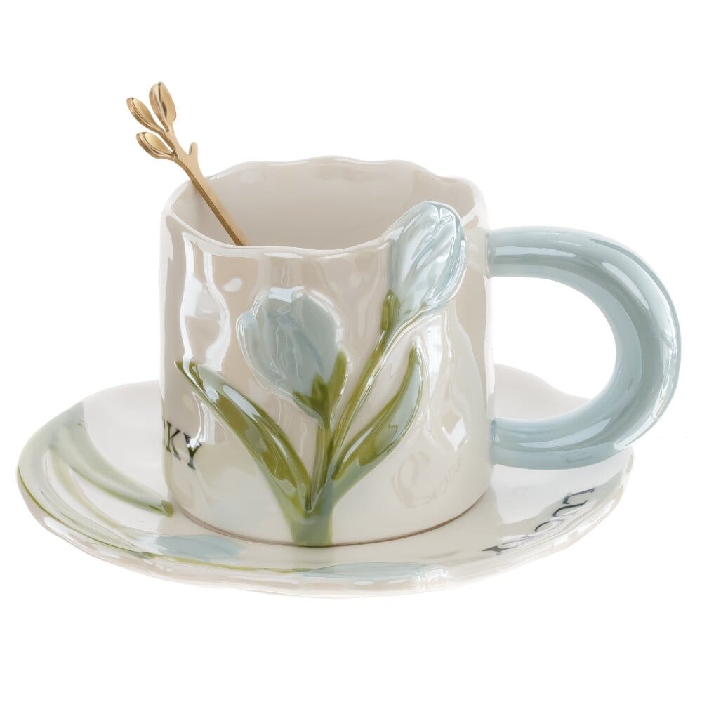 Кружка с тюльпаном