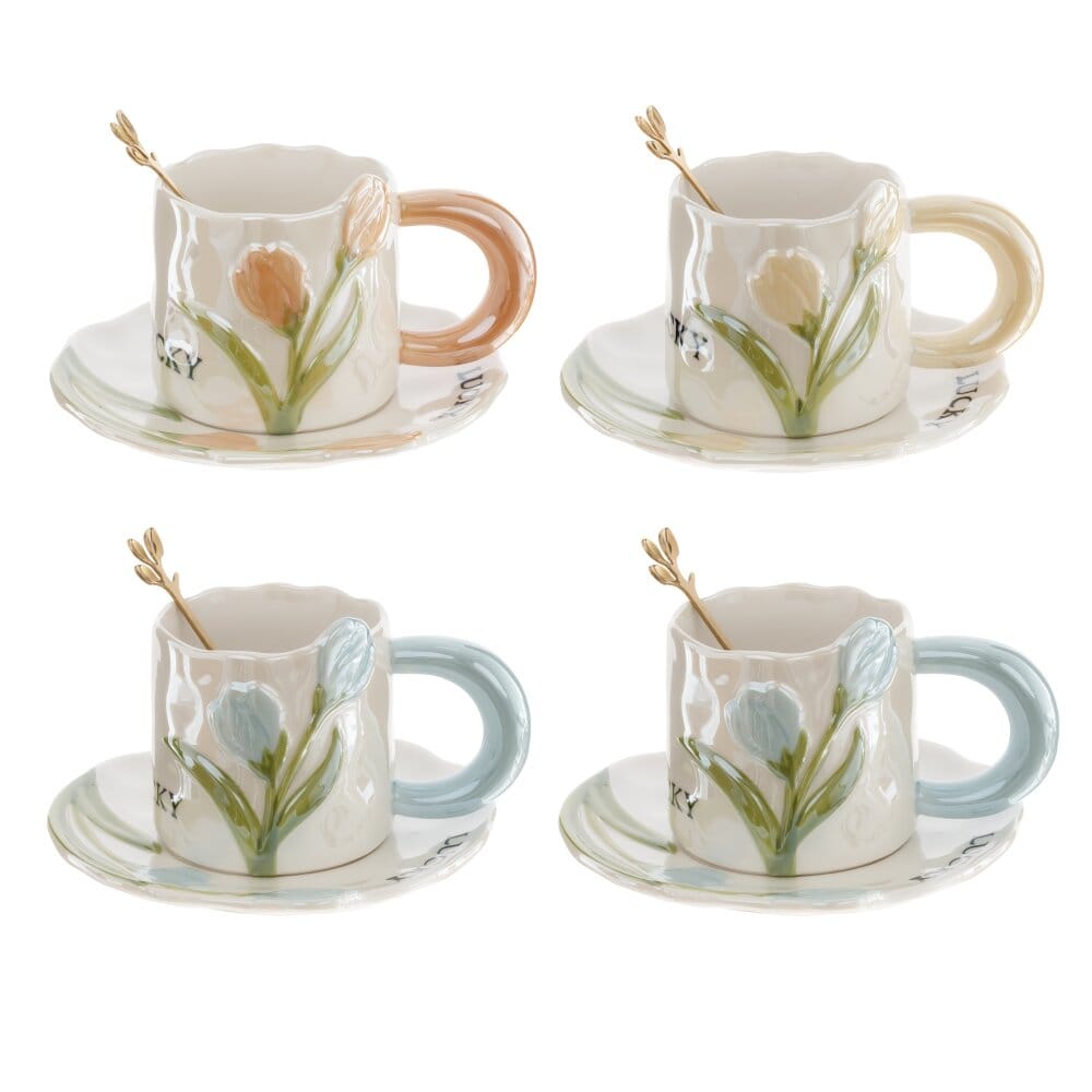 Кружка с тюльпаном