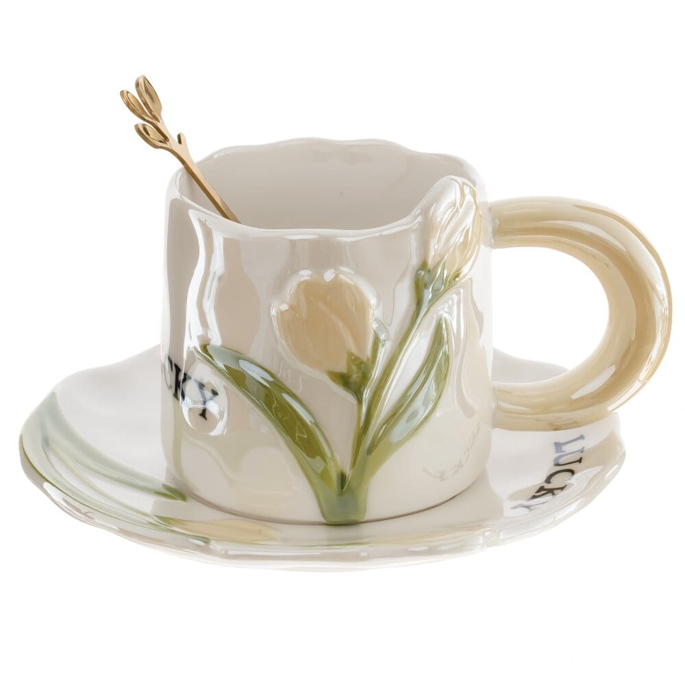 Кружка с тюльпаном