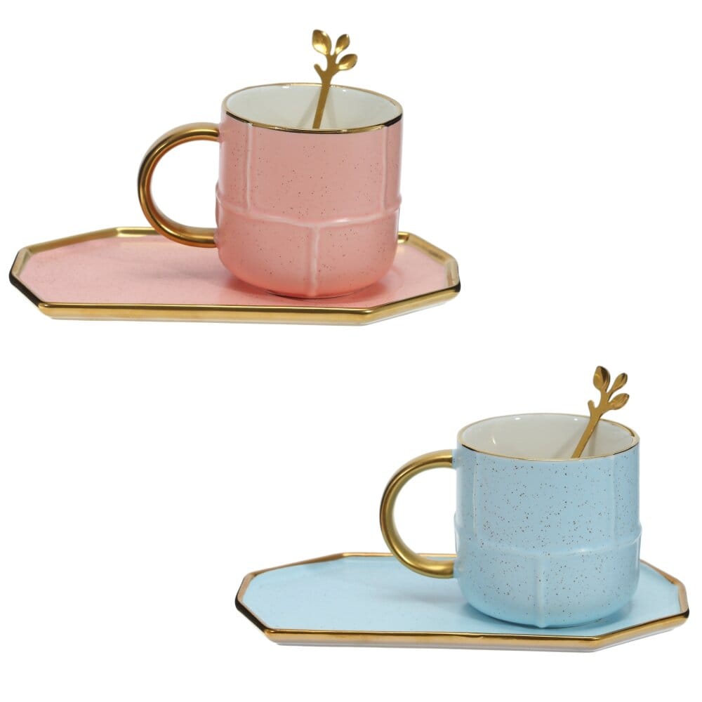 Кружка с блюдцем