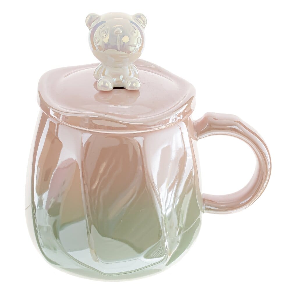 Кружка с ложкой Мишка