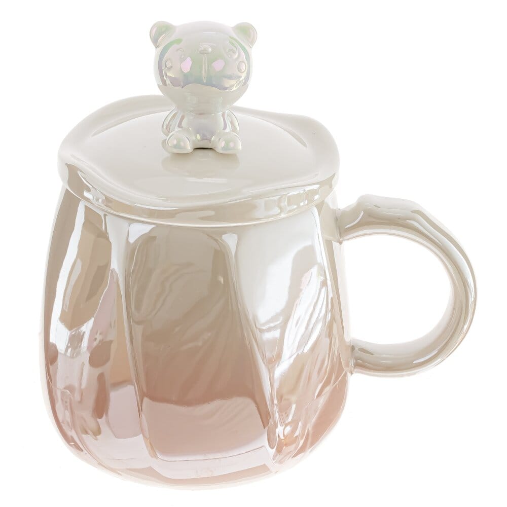 Кружка с ложкой Мишка