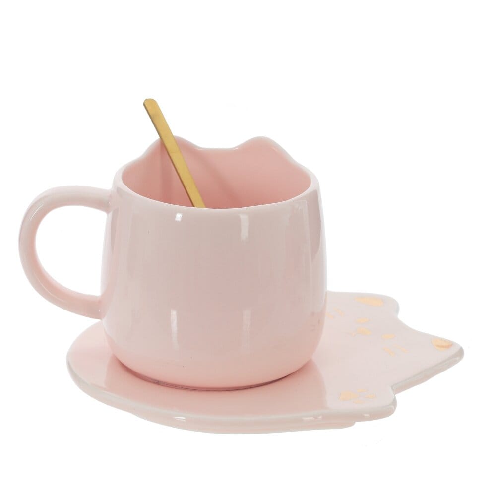 Набор чашка+блюдце+ложечка