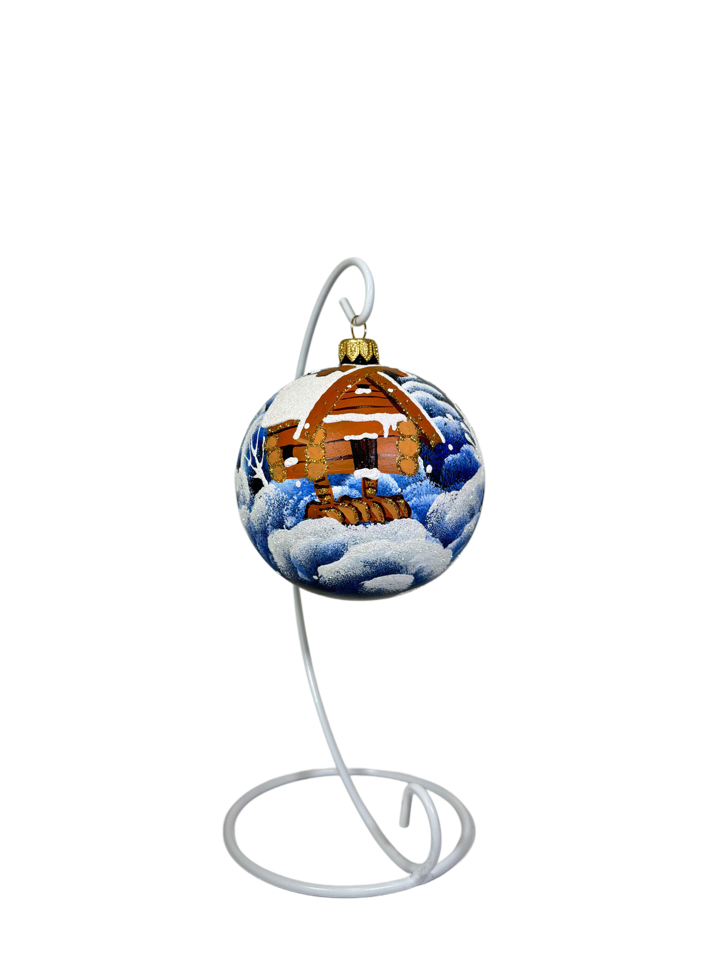 Елочная игрушка Избушка на курьих ножках