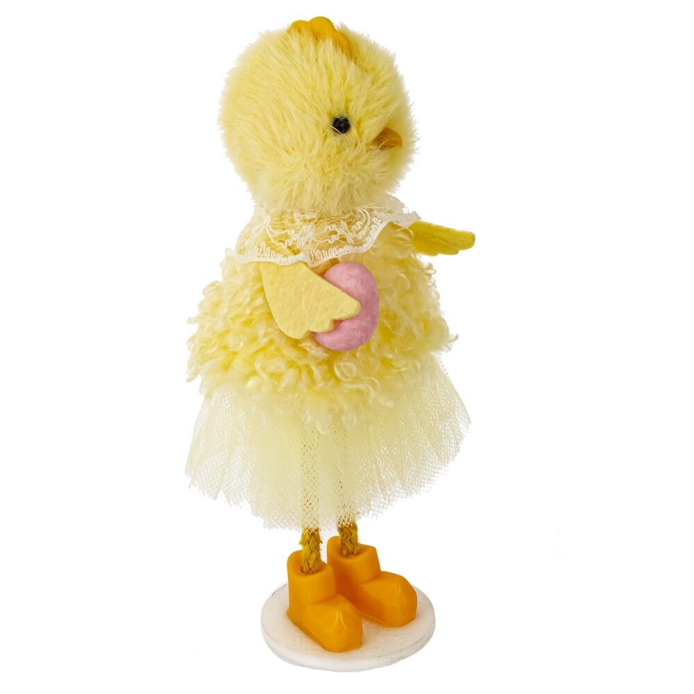 Фигурка Цыпленок в платье с яйцом