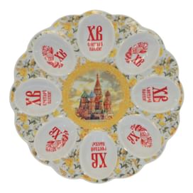 Пасхальная тарелка для яиц