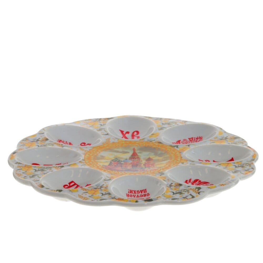 Пасхальная тарелка для яиц