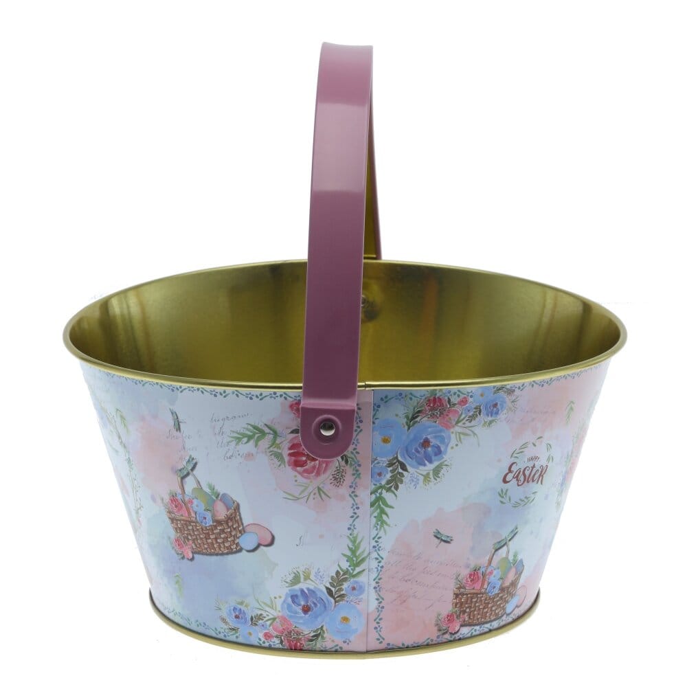 Ведерко пасхальное Семья кроликов