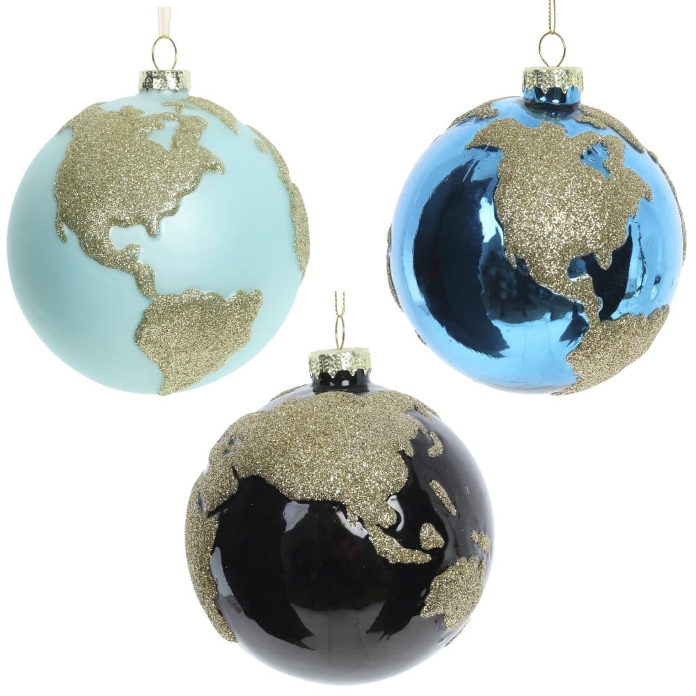 Новогоднее украшение Земля планета.