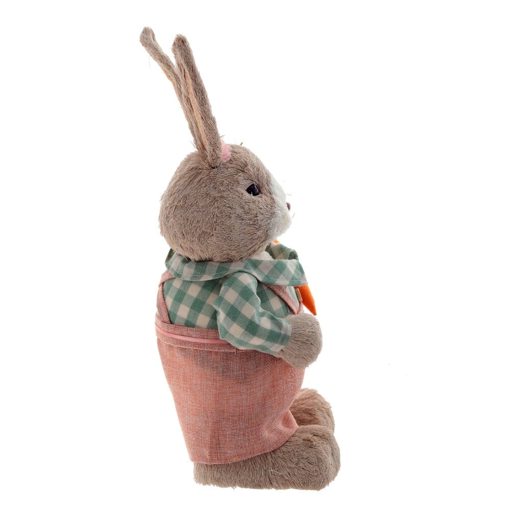 Кролик с морковкой. 39 см