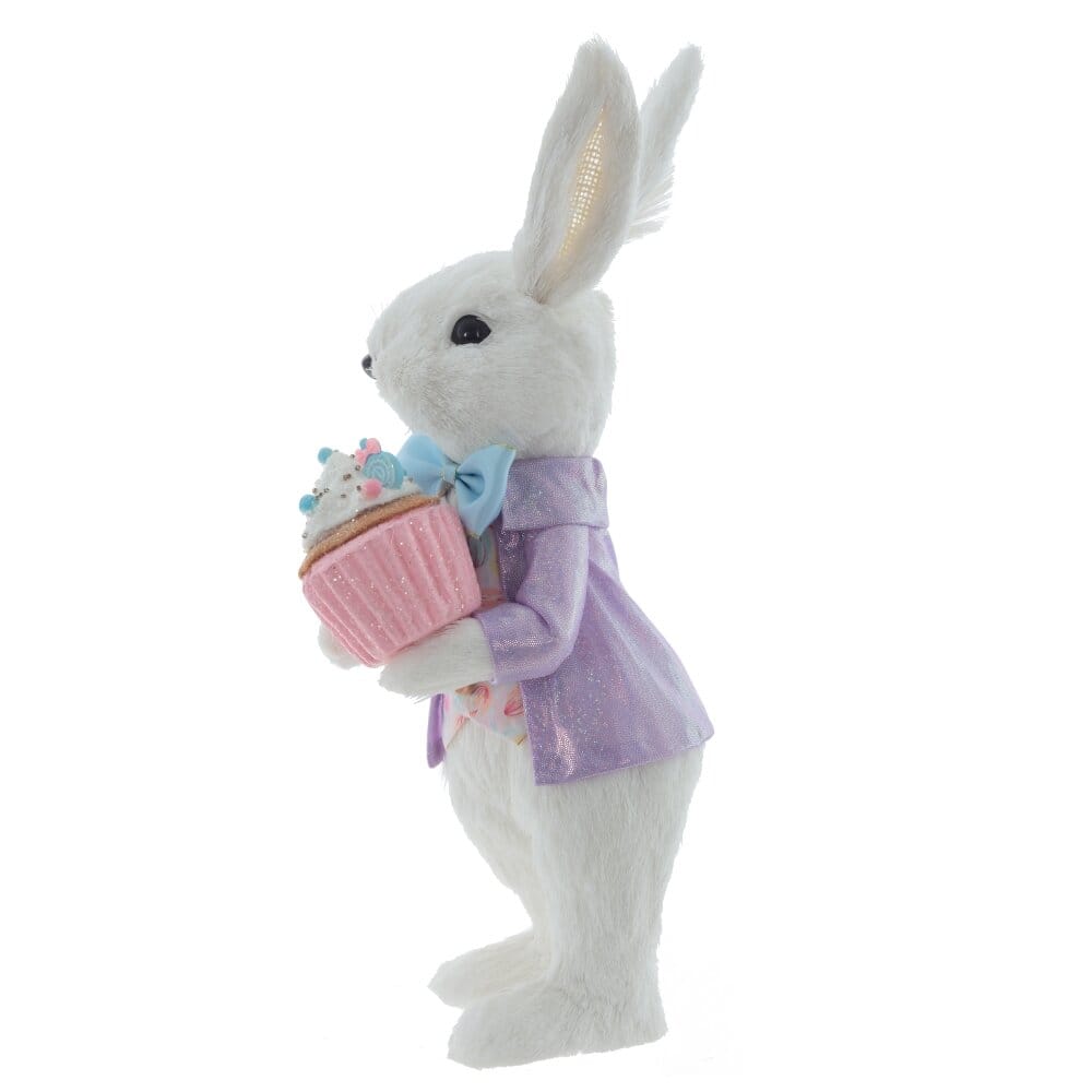 Зайчик с пирожным. 35 см
