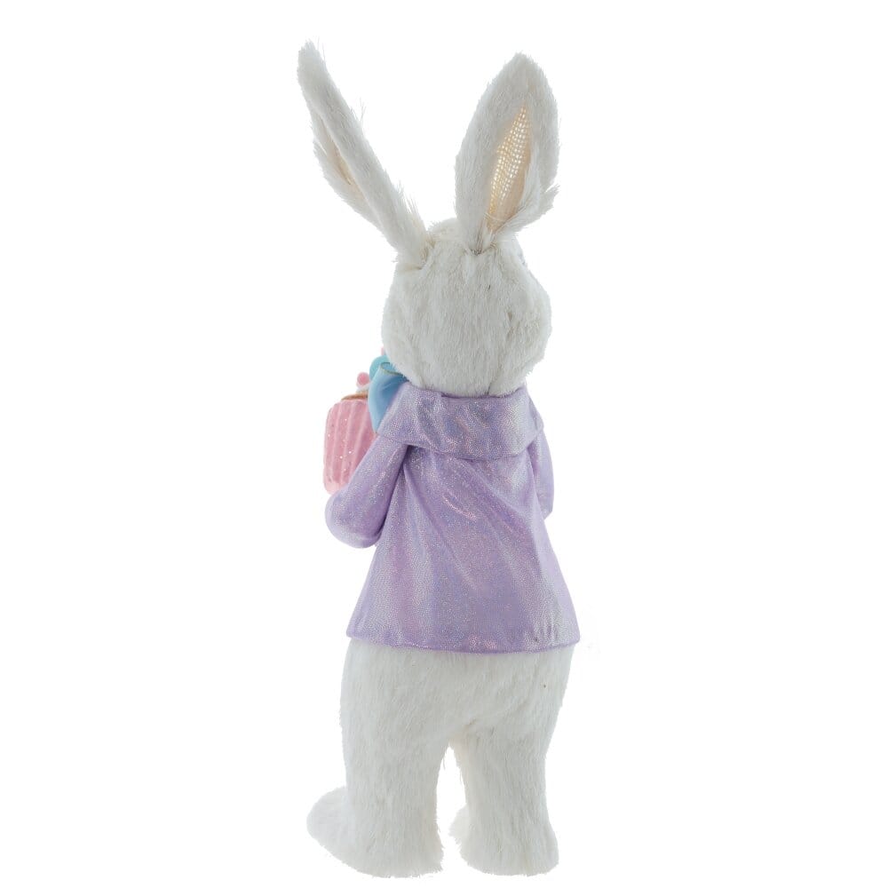 Зайчик с пирожным. 35 см
