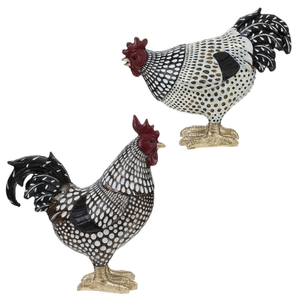 Фигура декоративная Курица и Петух