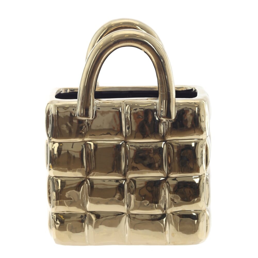 Ваза сумка из фарфора. 1990 мл.