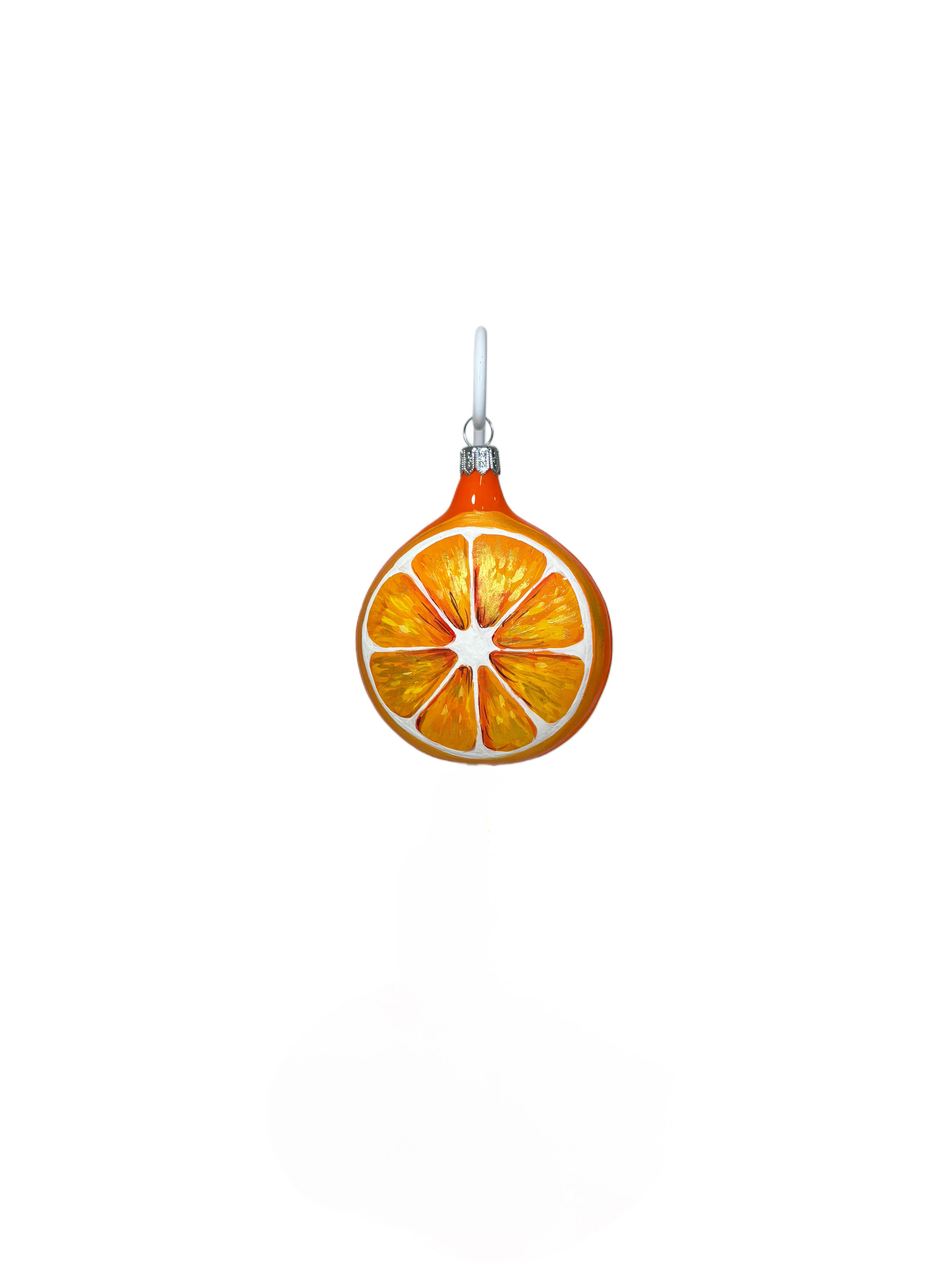 Елочная игрушка Апельсин медальон