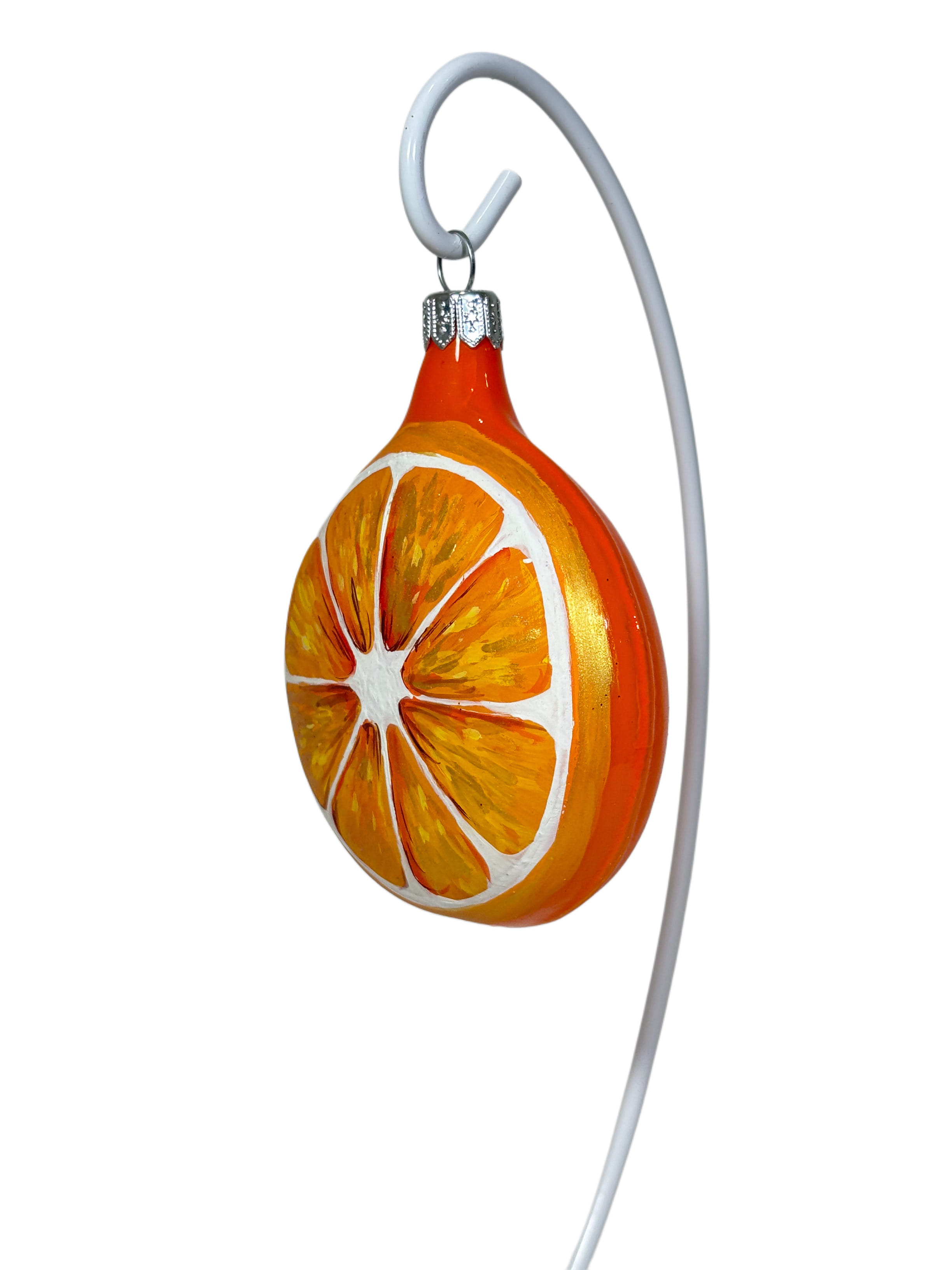 Елочная игрушка Апельсин медальон