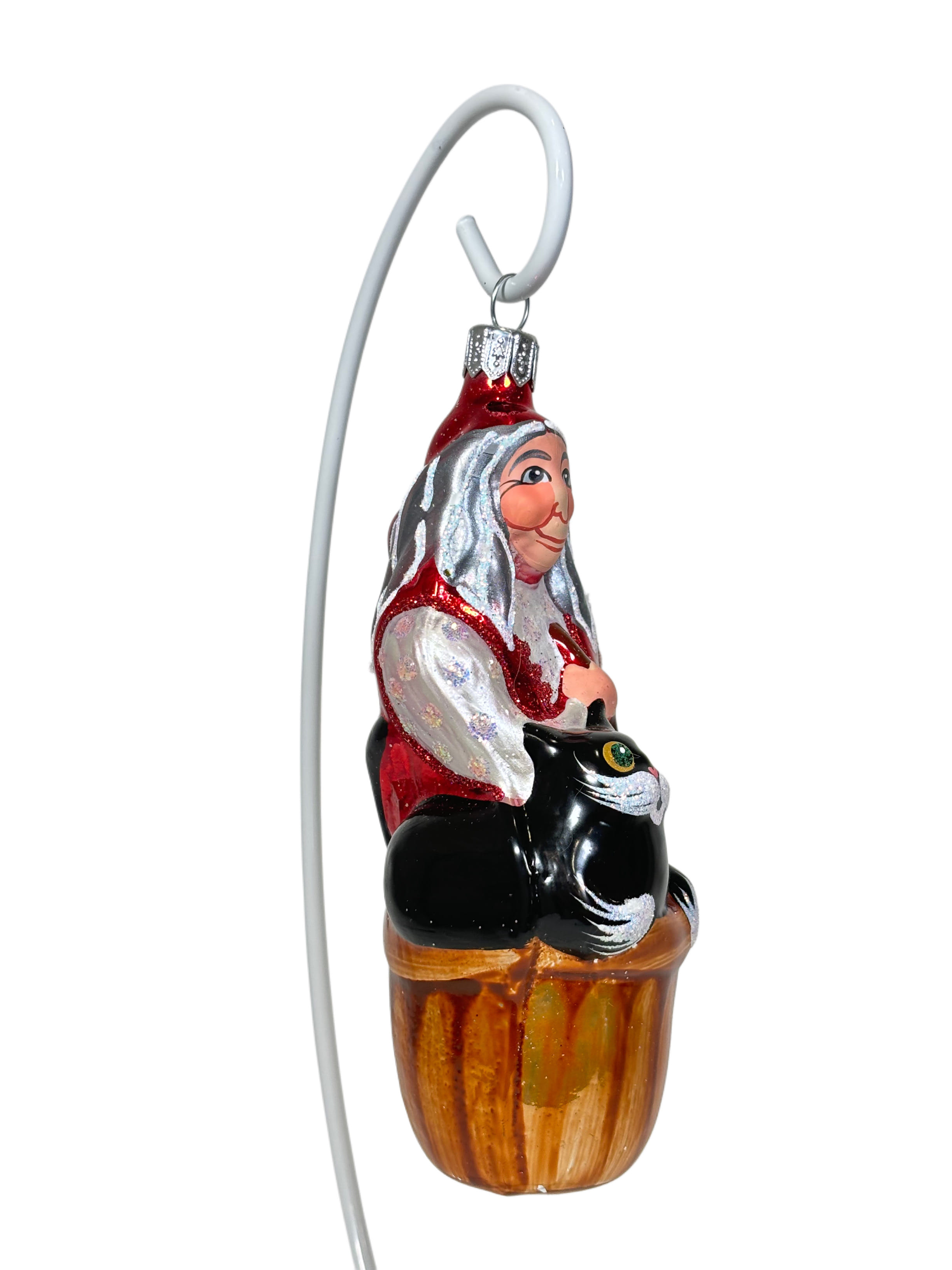 Елочная игрушка Баба Яга