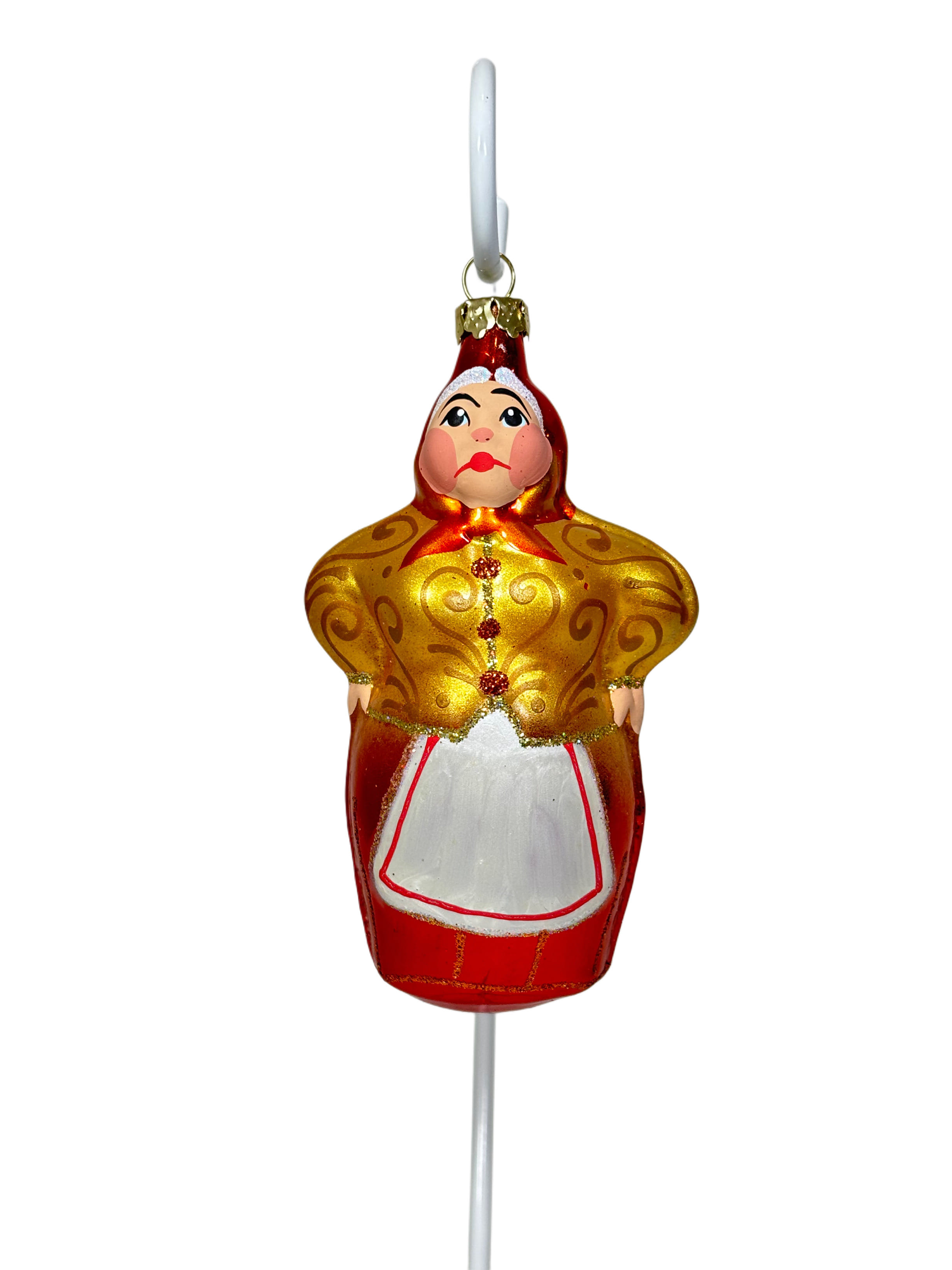 Елочная игрушка Бабка