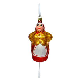 Елочная игрушка Бабка