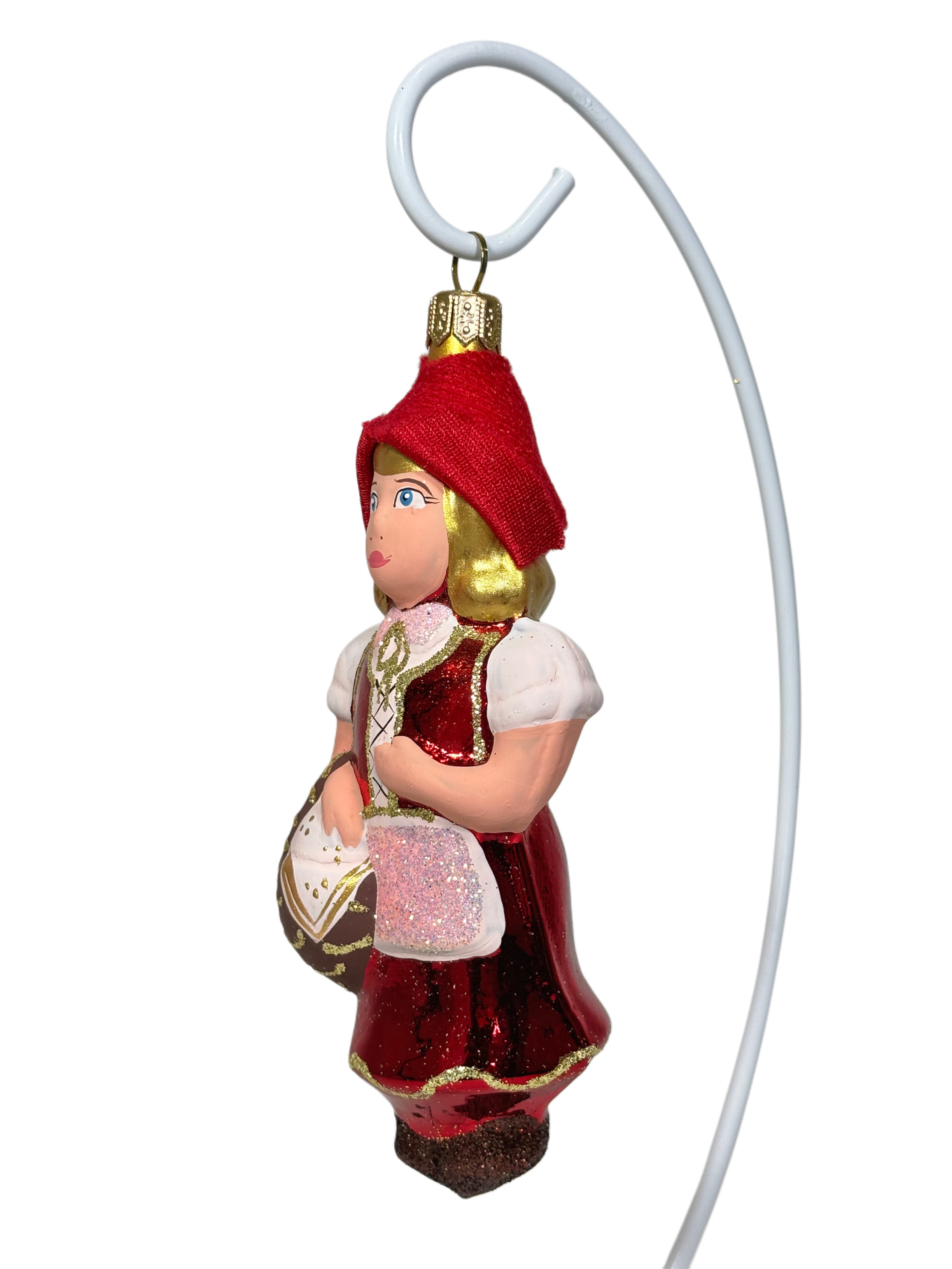 Елочная игрушка Красная шапочка