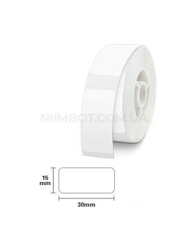 Етикетки білі 15х30 мм 210 шт для NIIMBOT D11, D110, D101, H1S