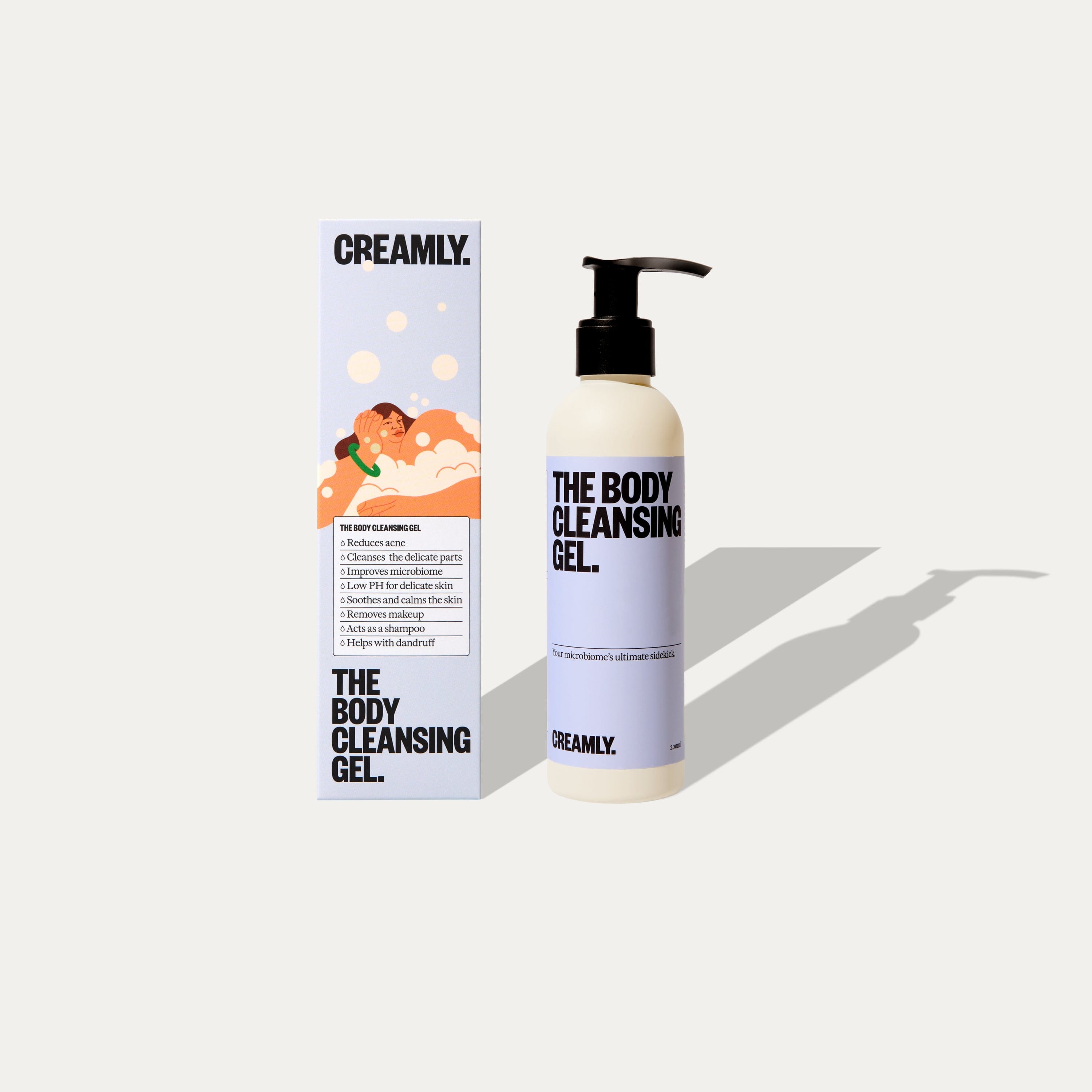 Гель. Для деликатного очищения. Creamly