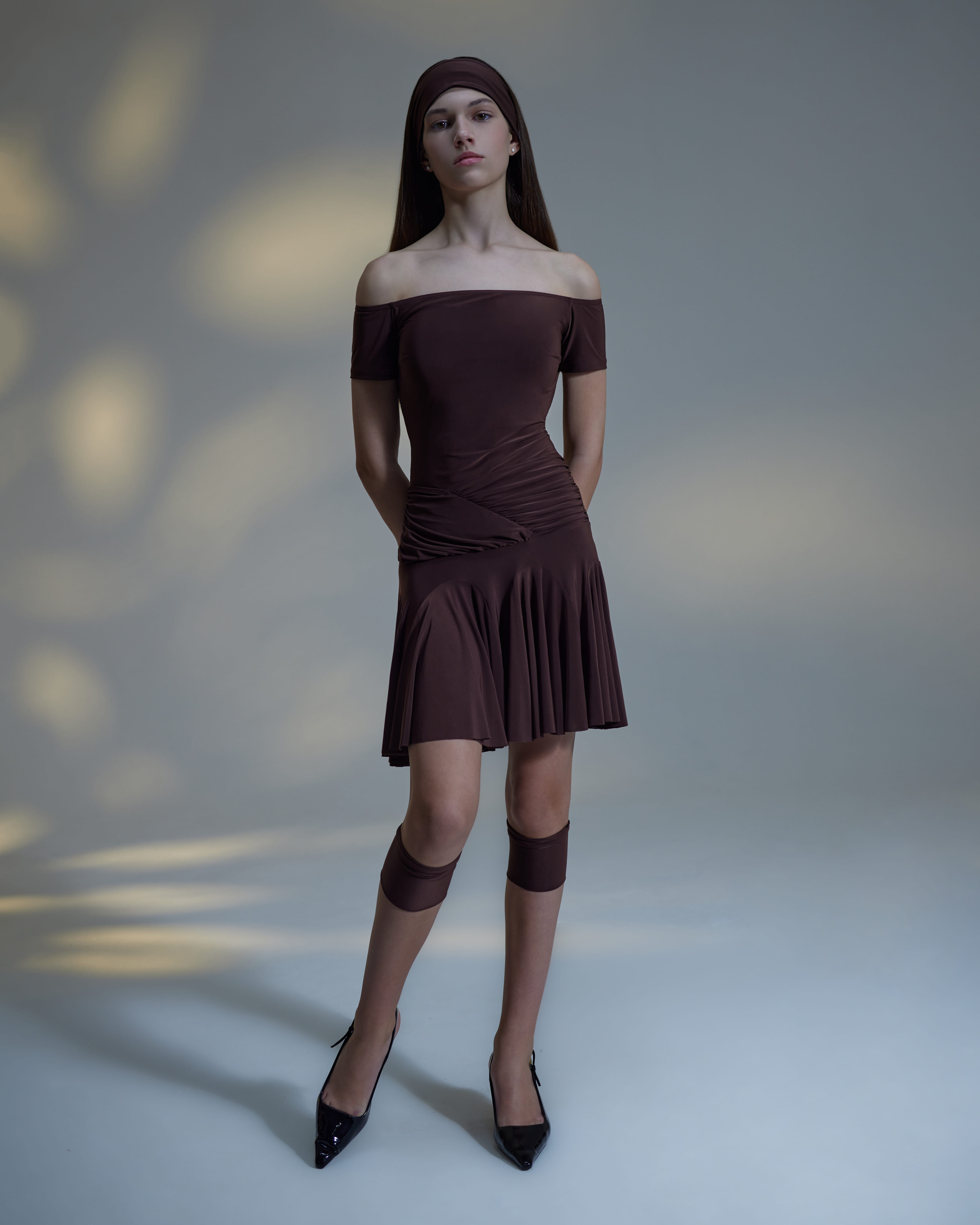Боди Abrir Brown Primabella