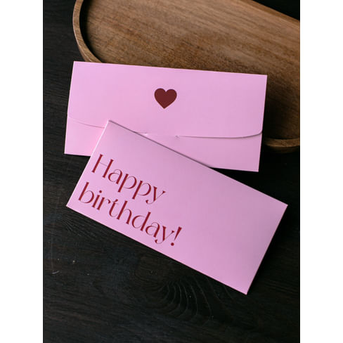 D-553 "Happy birthday!" конверт (5 штук в упак)