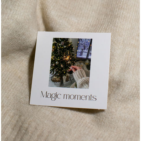 К-593 карточка 7,5х7,5 см "Magic moments" (упаковка 10 шт.)