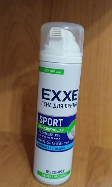 Пена для бритья Exxe Тонизирующая с витамином Е и глицерином