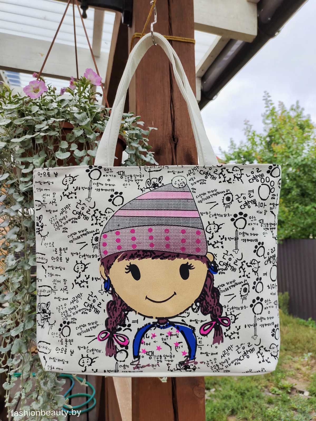 Сумка-шоппер модель 454/3 (молочный)