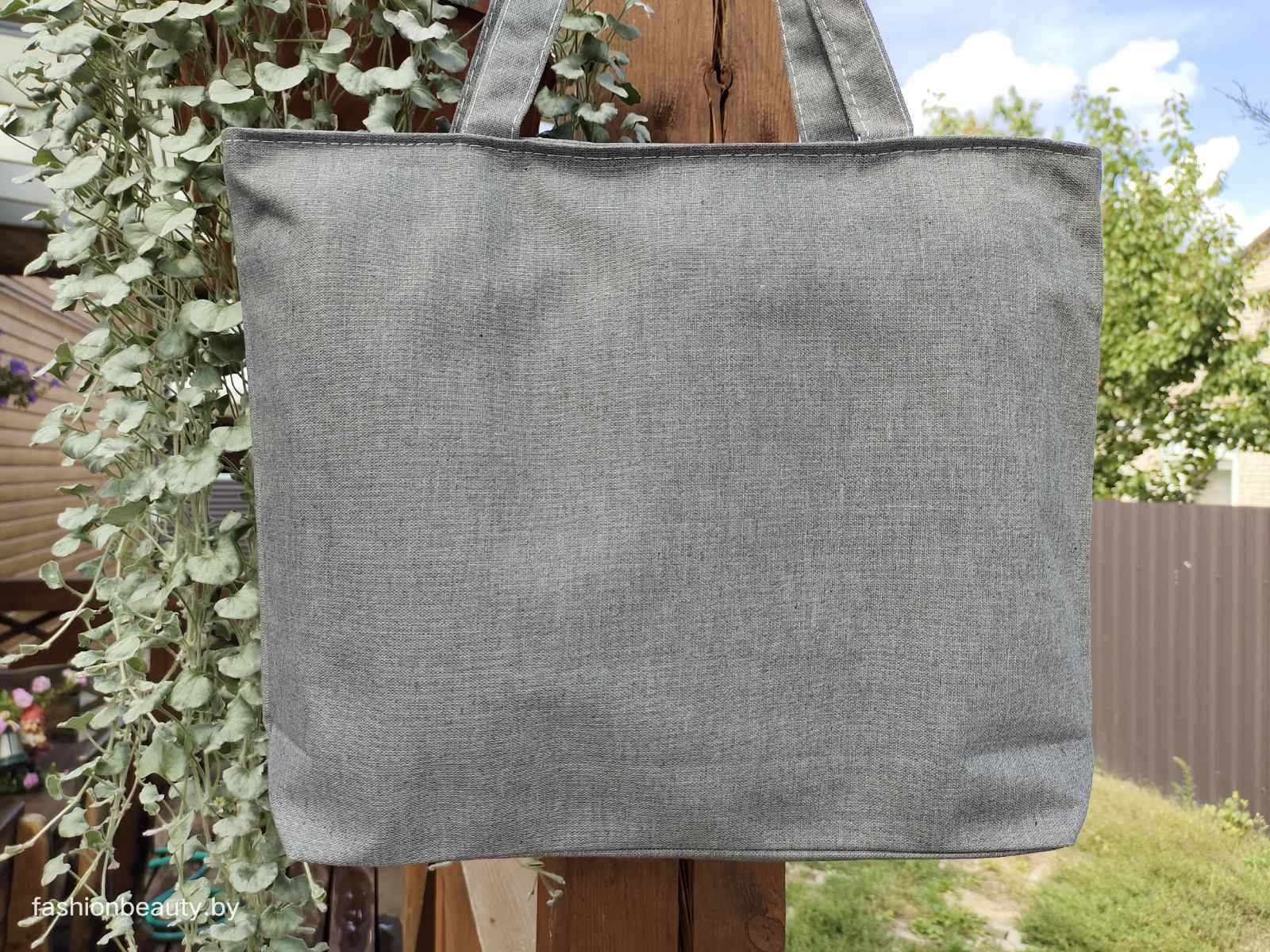 Сумка-шоппер модель 454/9 (серый меланж)