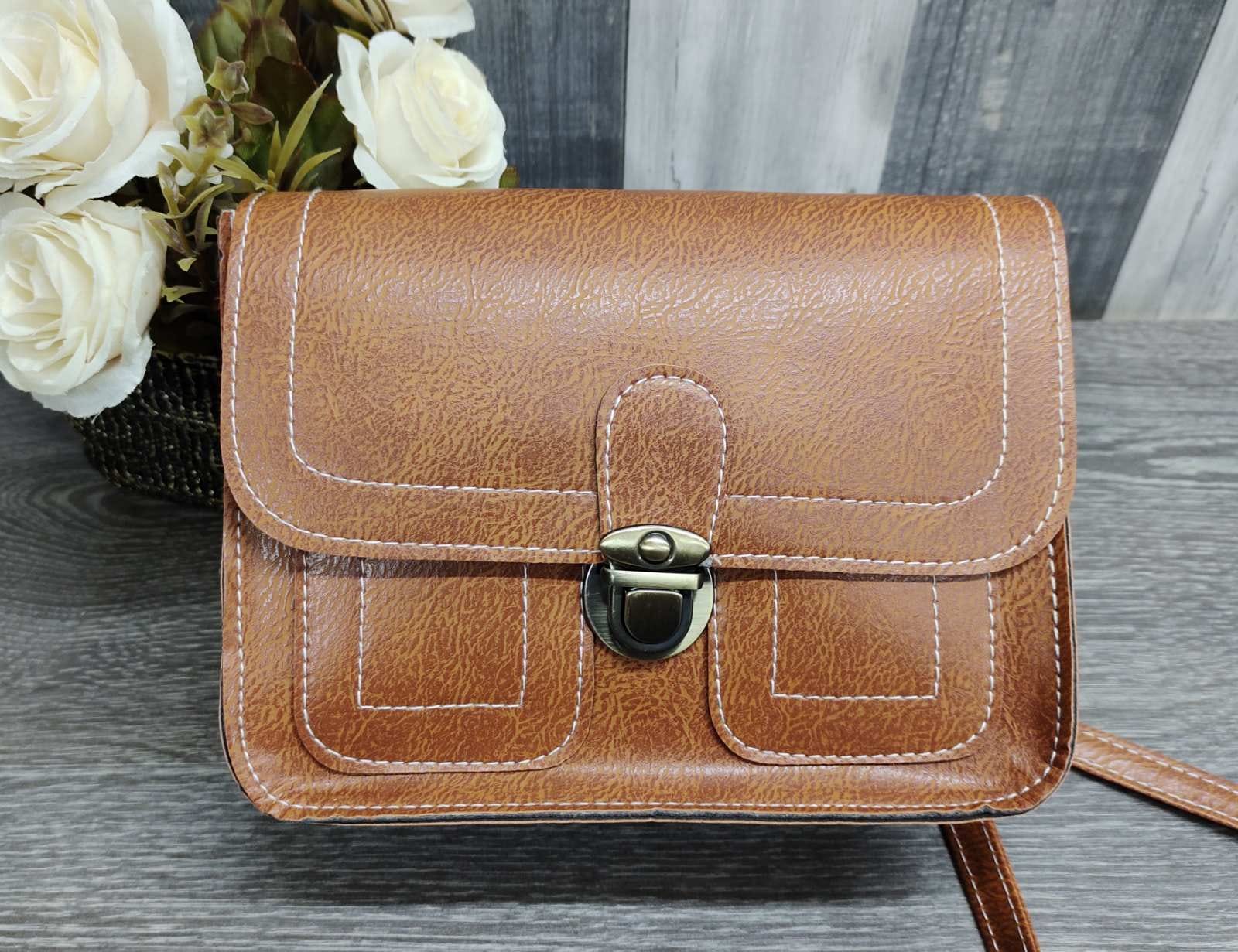 Сумка женская модель 467 (карамель)