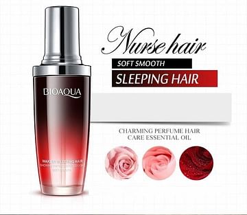 Увлажняющая сыворотка для волос с эфирным маслом розы Wake Up Sleeping Hair Bioaqua