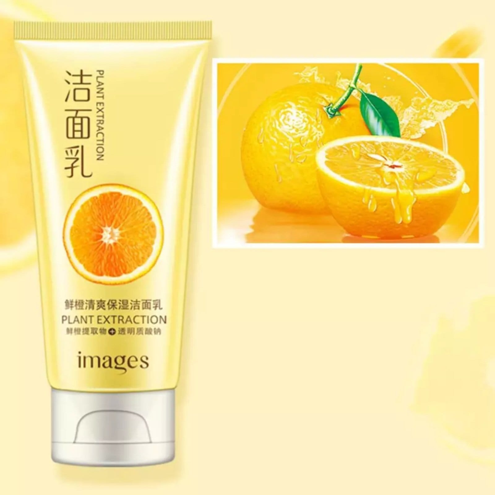 Пенка для умывания Plant Extraction 120мл. "Апельсин" IMAGES