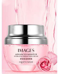 Увлажняющая маска-крем для лица с гиалуроновой кислотой и экстрактом розы, 50мл IMAGES