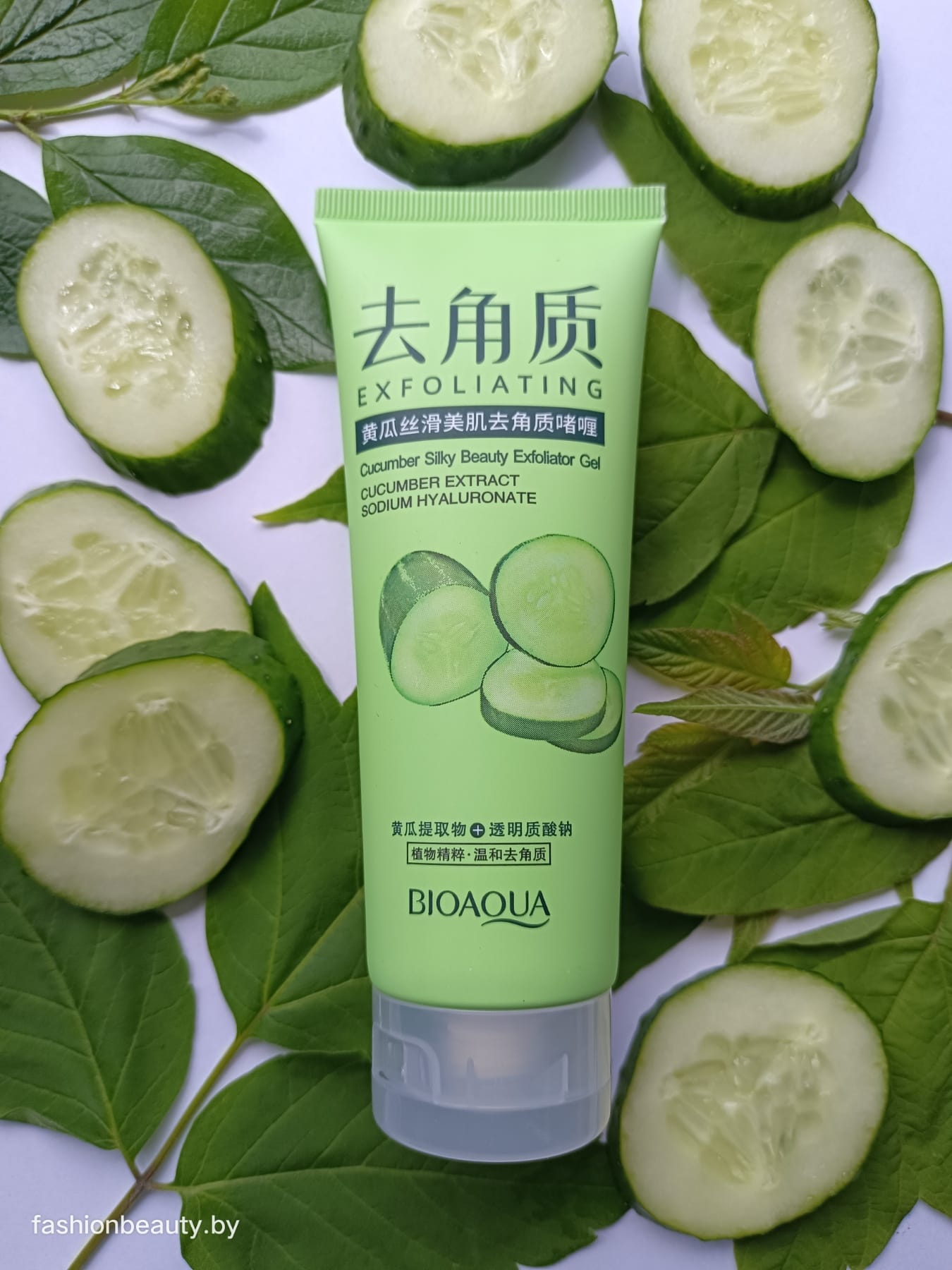 Очищающий гель-скатка с огуречным экстрактом Bioaqua