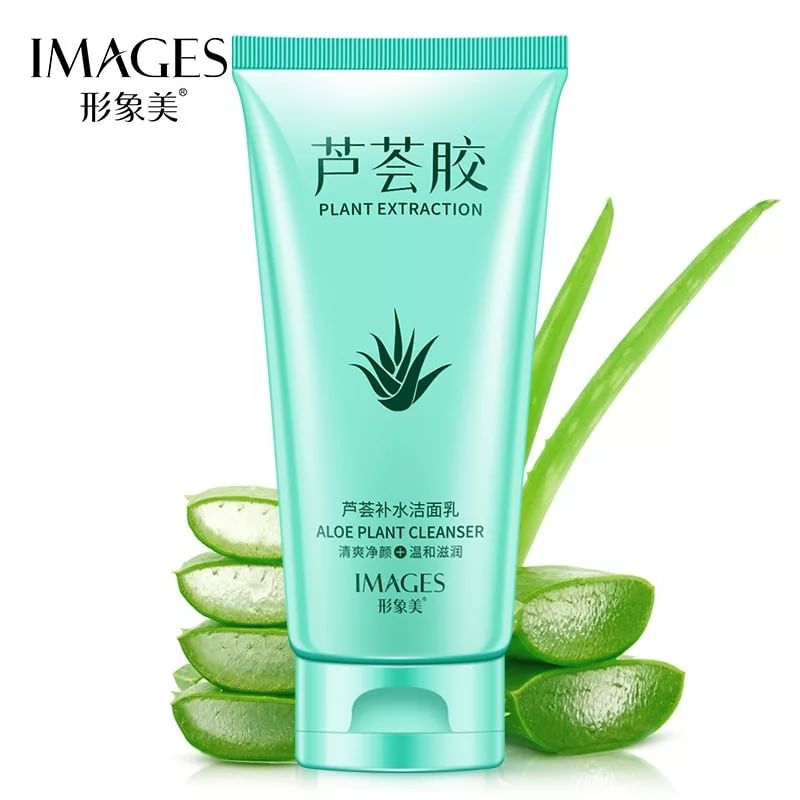 Пенка для умывания с экстрактом алоэ Aloe Plant Cleanser. IMAGES