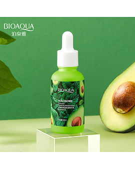 Увлажняющая сыворотка для лица с экстрактами авокадо и мяты Niacinome Avocado Elasticity Essence, 30мл Bioaqua