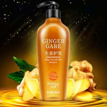 Шампунь укрепляющий с имбирем без силикона Ginger Nourish Hair Shampoo, 300мл Bioaqua