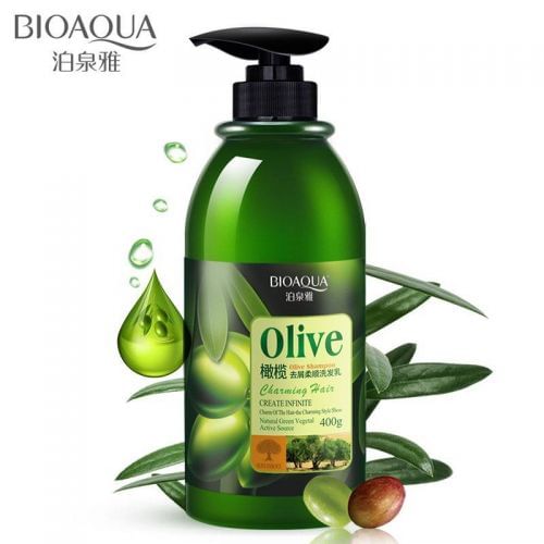 Шампунь для волос с маслом оливы Olive Shampoo, 400г Bioaqua