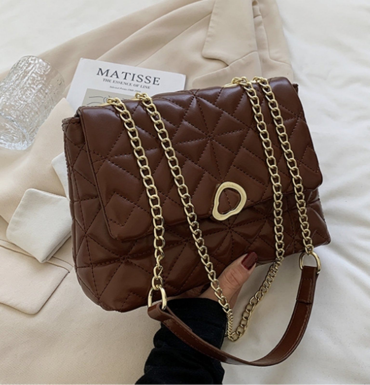 Сумка женская модель 547 (шоколад)