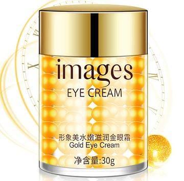 Крем- сыворотка для кожи вокруг глаз против мимических морщин с золотыми шариками IMAGES