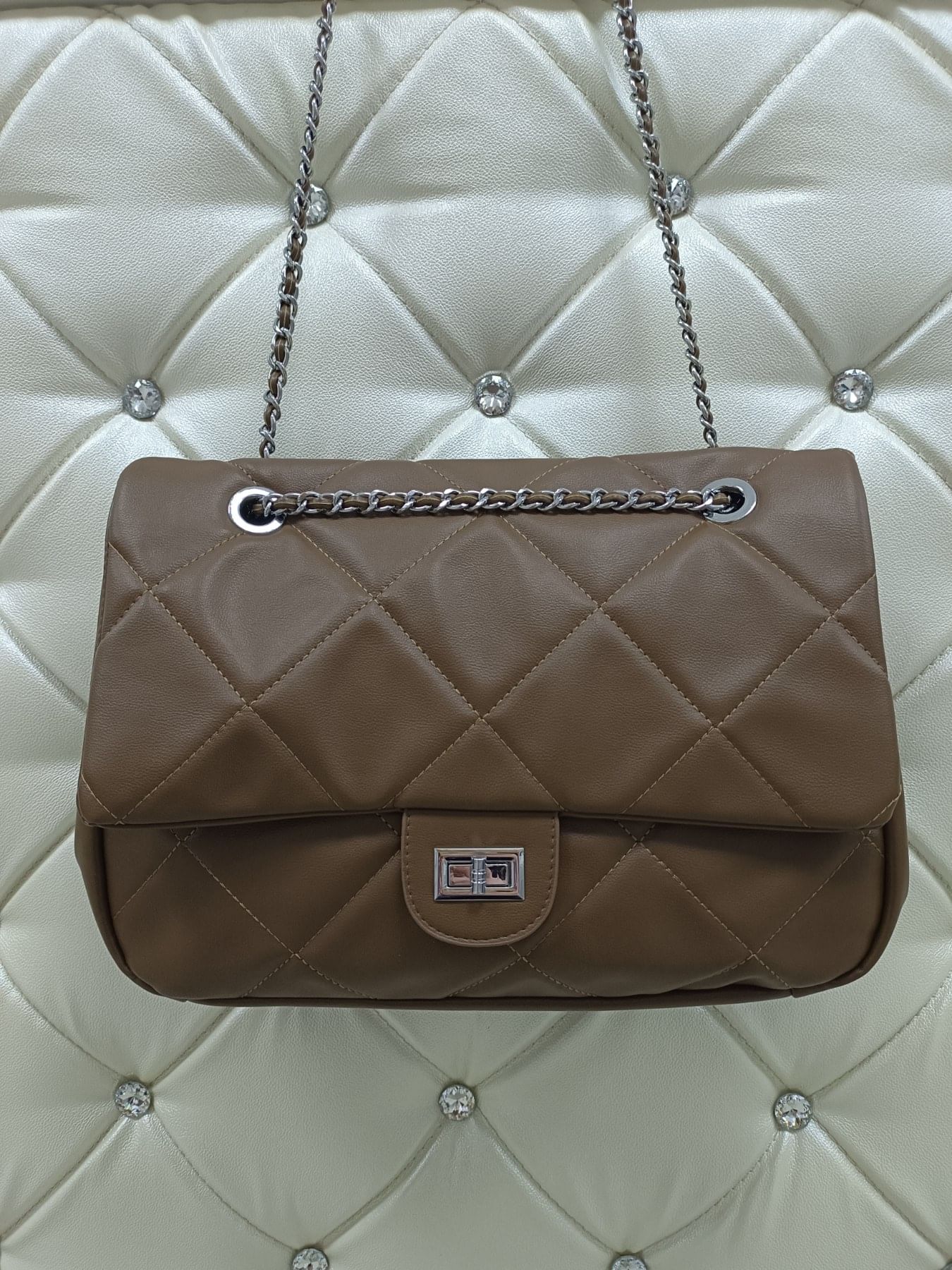 Сумка женская модель 586 (карамель)