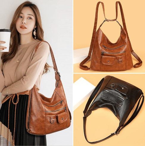 Рюкзак-трансформер женский модель 621 (черный)