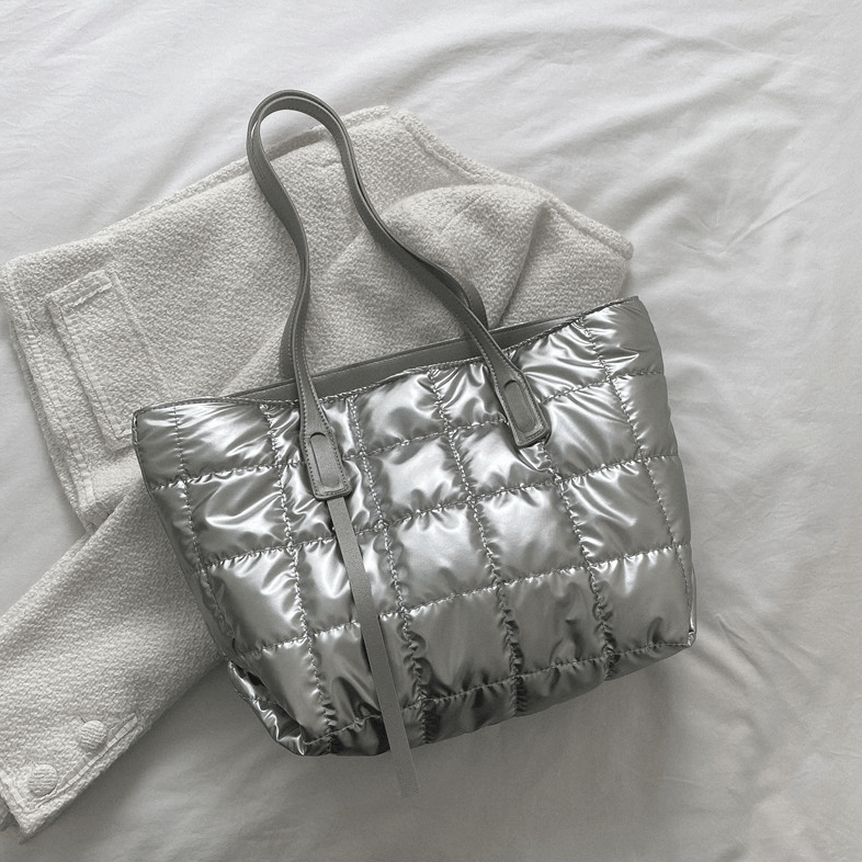 Сумка-шоппер модель 655 (серебро)