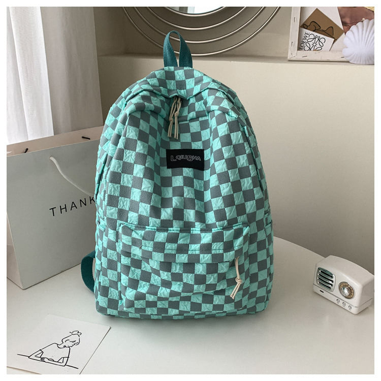 Рюкзак модель 656 (бирюзовый/серый)