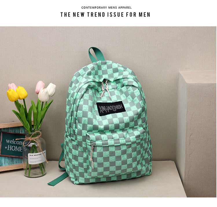 Рюкзак модель 657 (бирюзовый/серый)