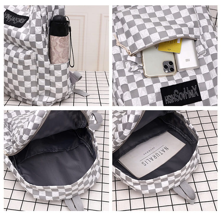 Рюкзак модель 657 (зеленый/серый)