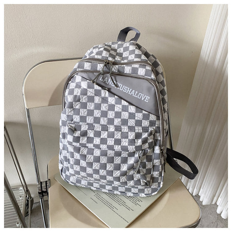 Рюкзак модель 658 (серый/белый)